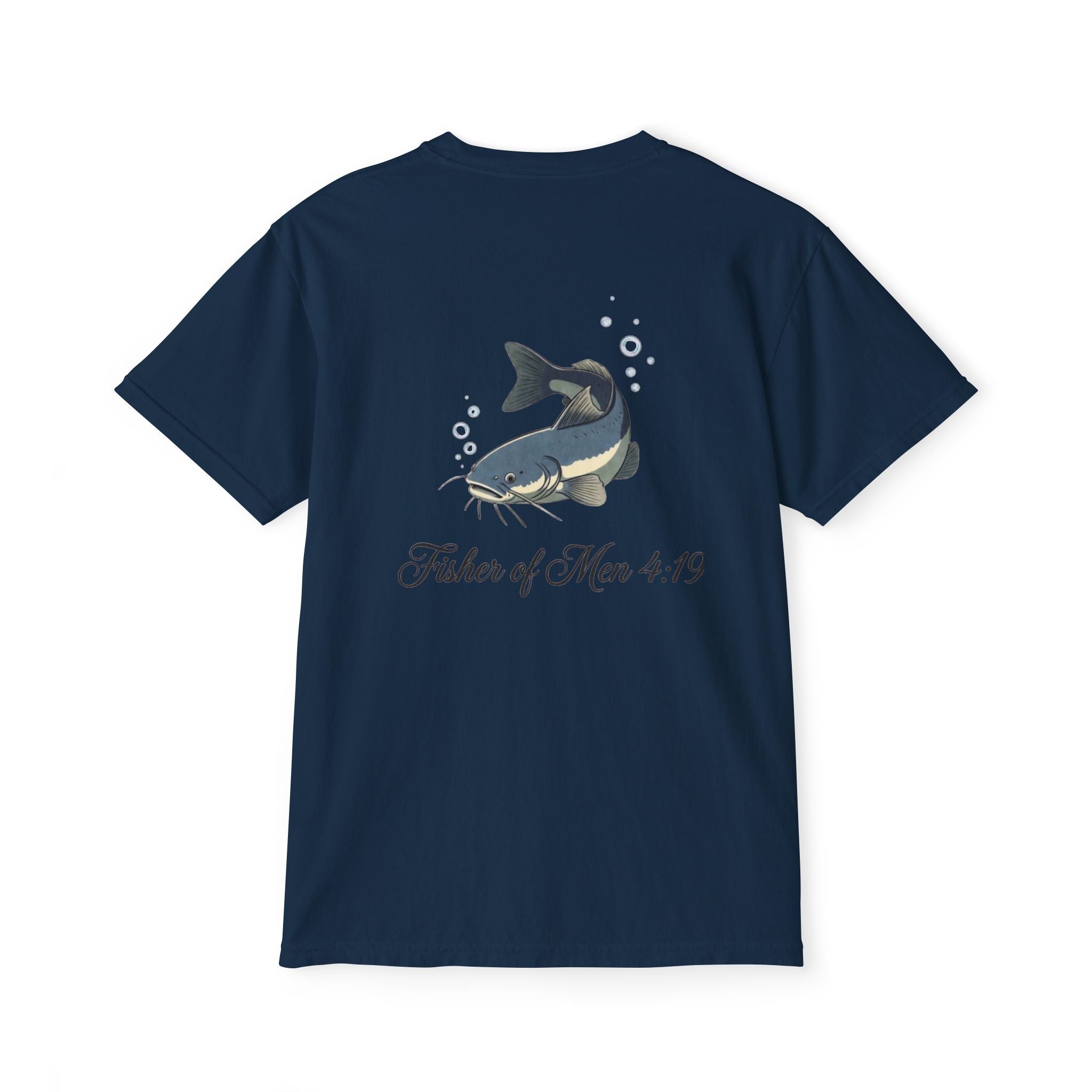 Unisex Garment-Dyed Pocket T-Shirt - Catfish