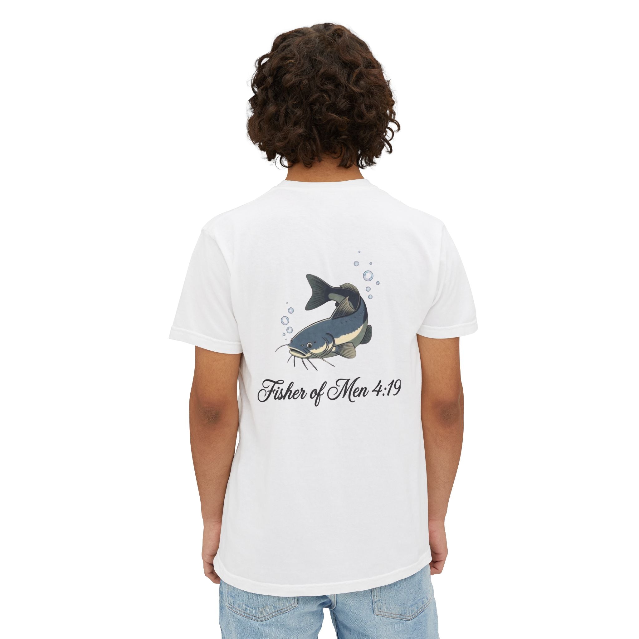 Unisex Garment-Dyed Pocket T-Shirt - Catfish