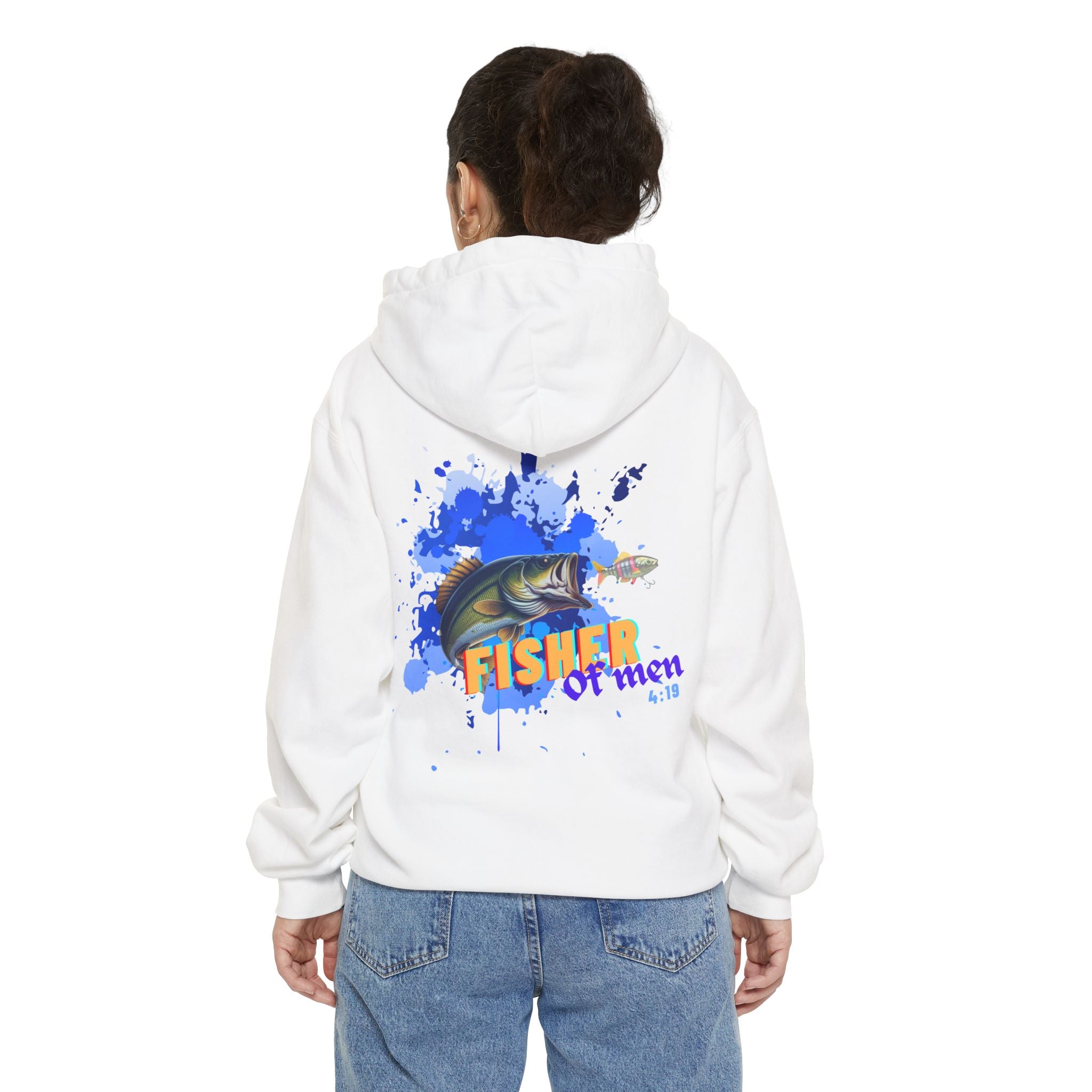 Fisher of Men Hoodie — Graphic Fishing Splash Pullover