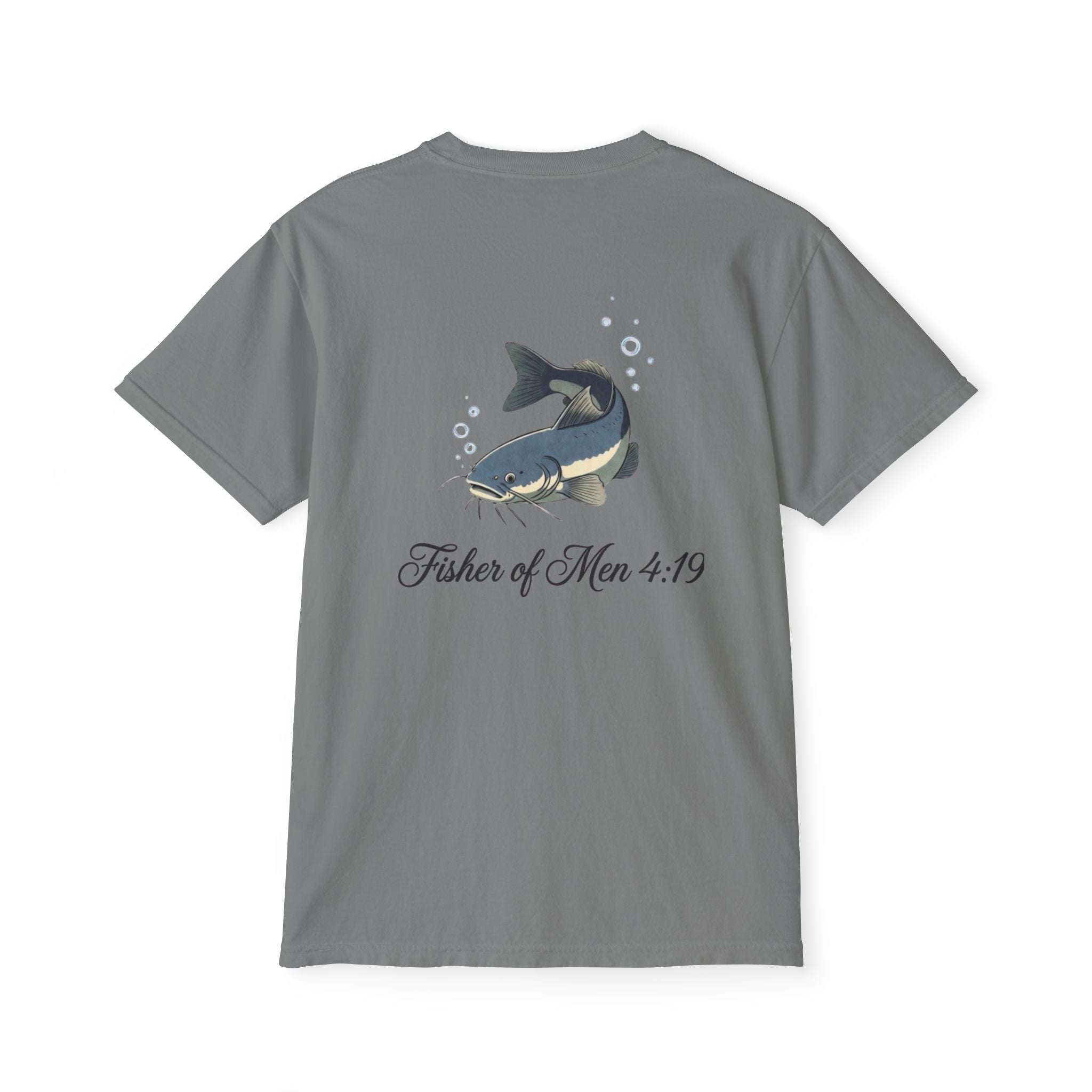 Unisex Garment-Dyed Pocket T-Shirt - Catfish