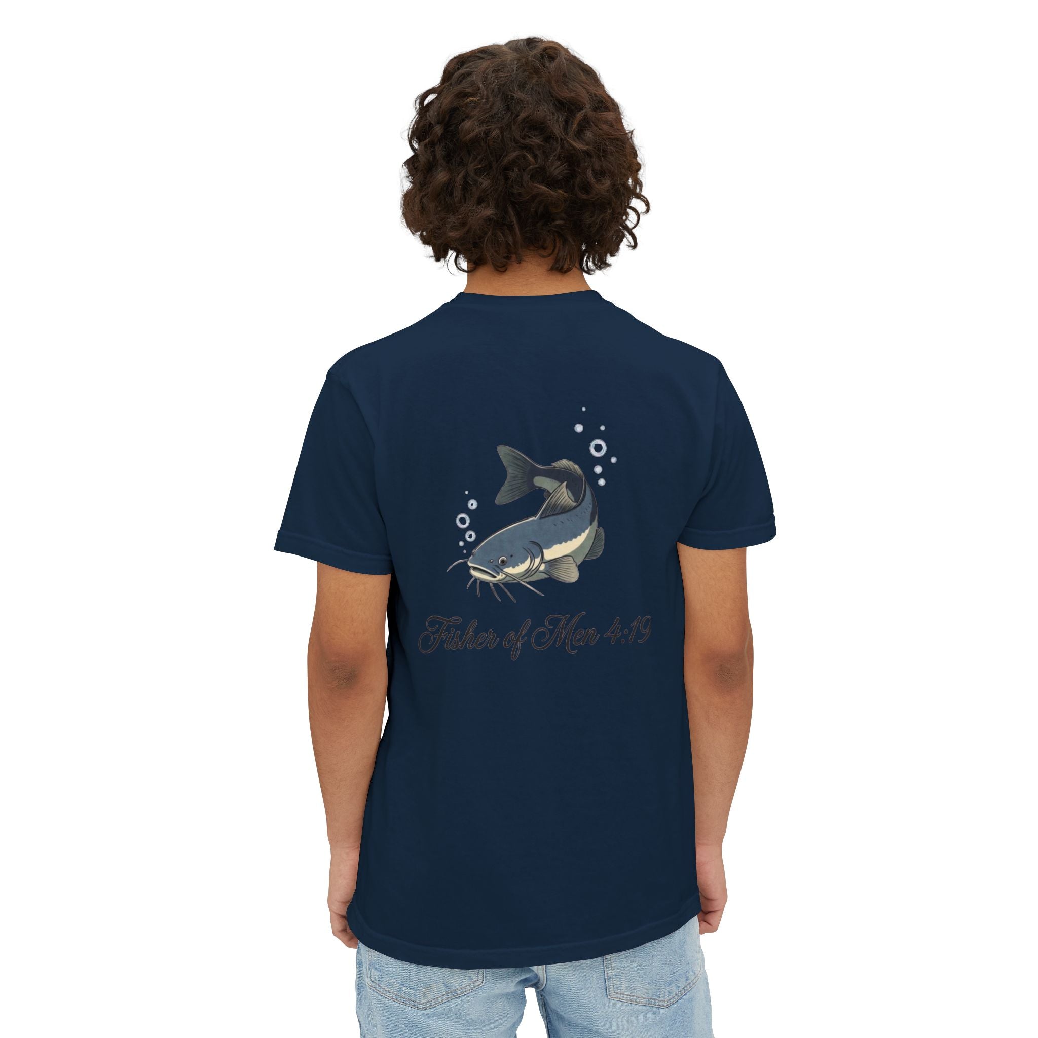 Unisex Garment-Dyed Pocket T-Shirt - Catfish
